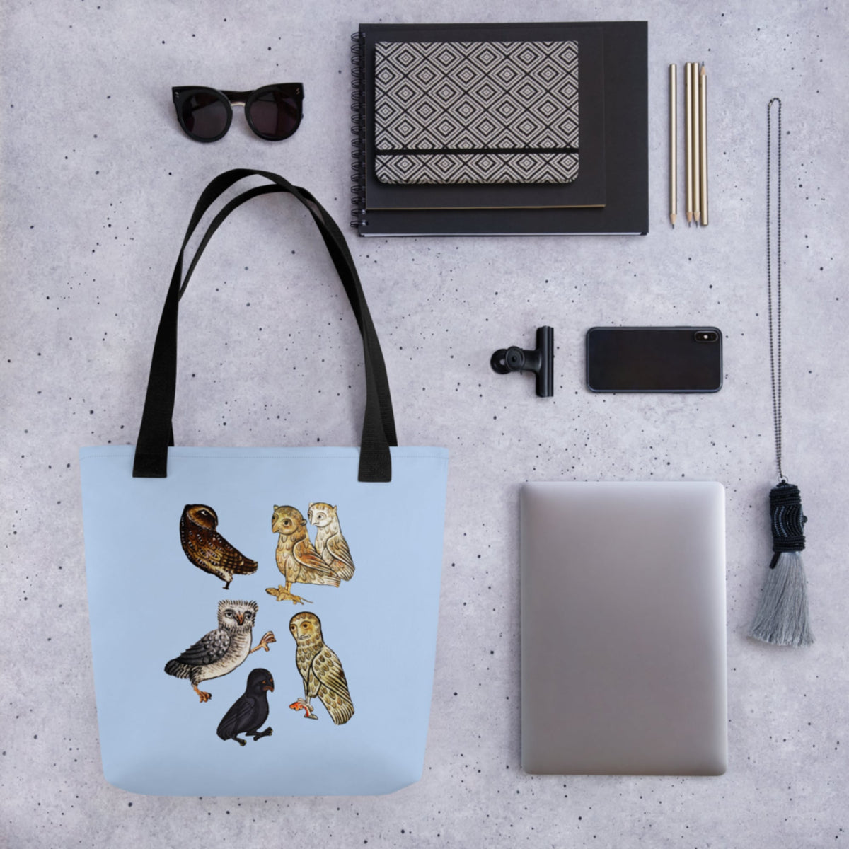 Weird Medieval Owls Bag - history buff gift by HistoHead