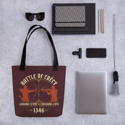 Battle of Crecy 1346 Bag - history buff gift by HistoHead