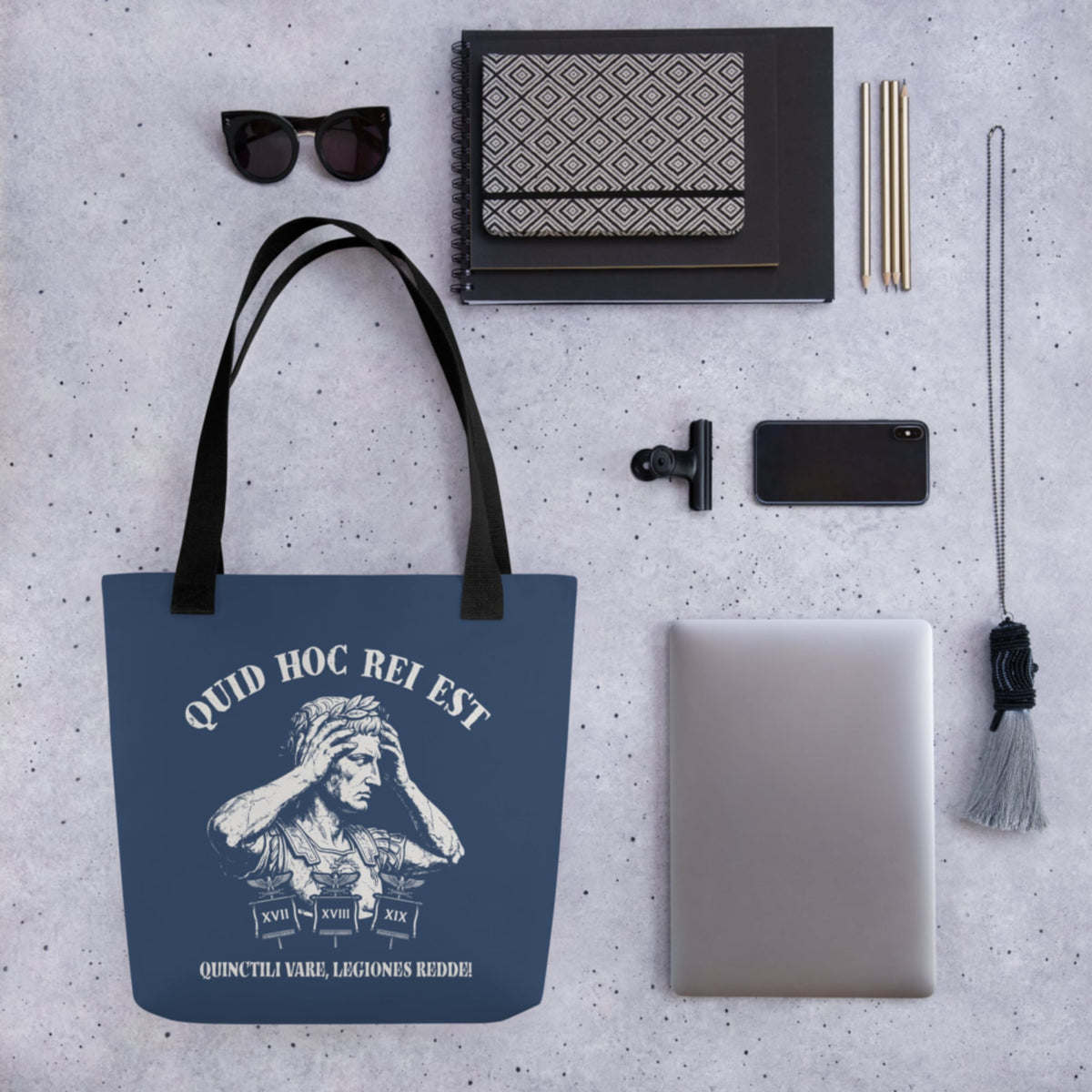 Augustus What the Hell Is This Latin Bag - history buff gift by HistoHead