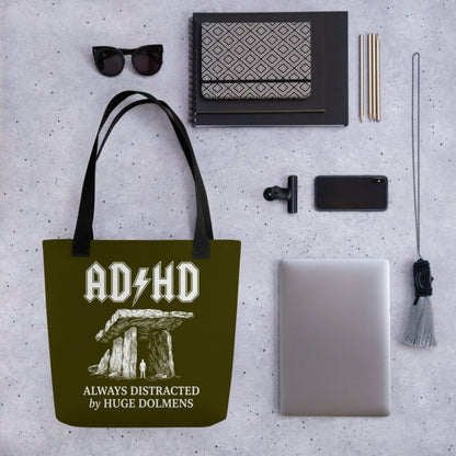 Always Distracted by Huge Dolmens Bag - history buff gift by HistoHead