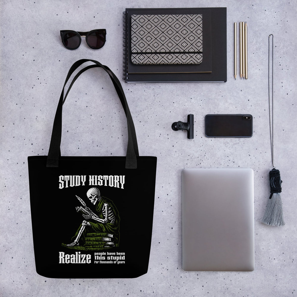 Study History Bag - history buff gift by HistoHead