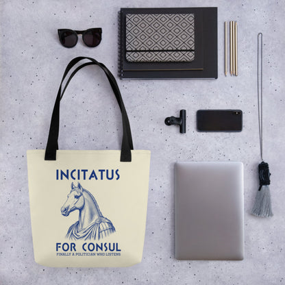 Incitatus For Consul Bag - history buff gift by HistoHead