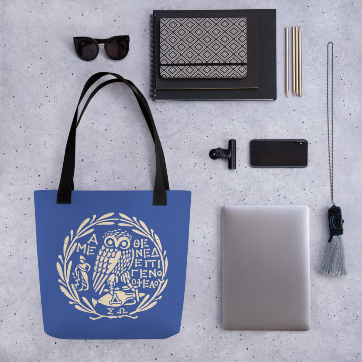 Owl of Athena 2 Bag - history buff gift by HistoHead