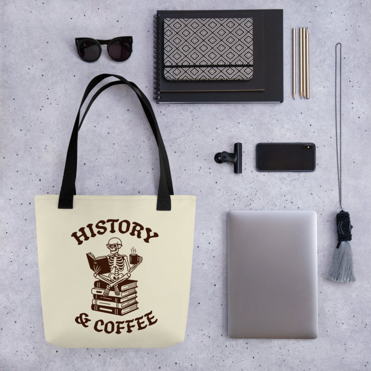History & Coffee Bag - history buff gift by HistoHead