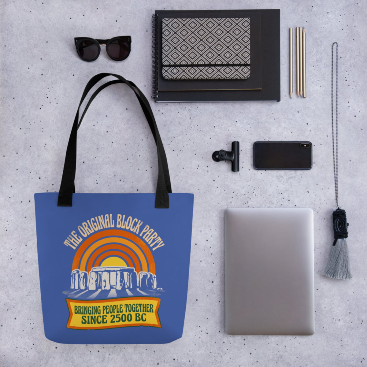 Stonehenge Block Party Bag - history buff gift by HistoHead
