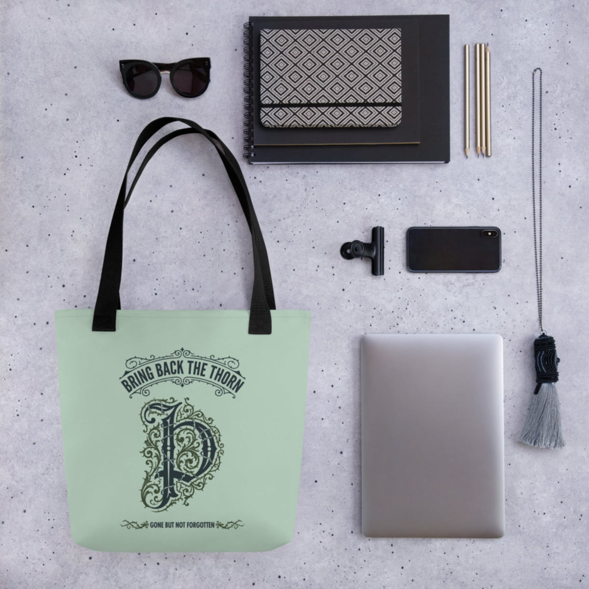 Bring Back the Thorn Letter Bag - history buff gift by HistoHead