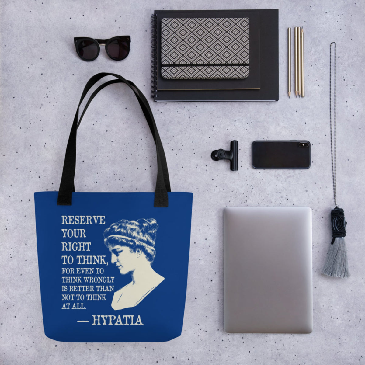 Hypatia Quote Bag - history buff gift by HistoHead