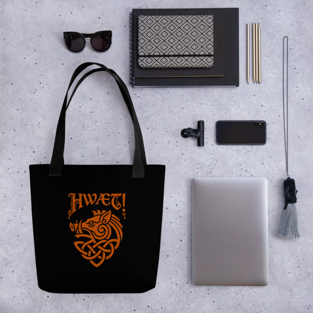 Hwaet Boar Bag - history buff gift by HistoHead