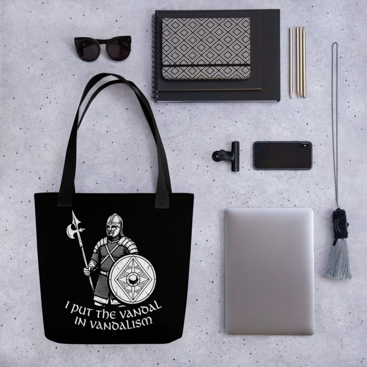 Vandal in Vandalism Bag - history buff gift by HistoHead