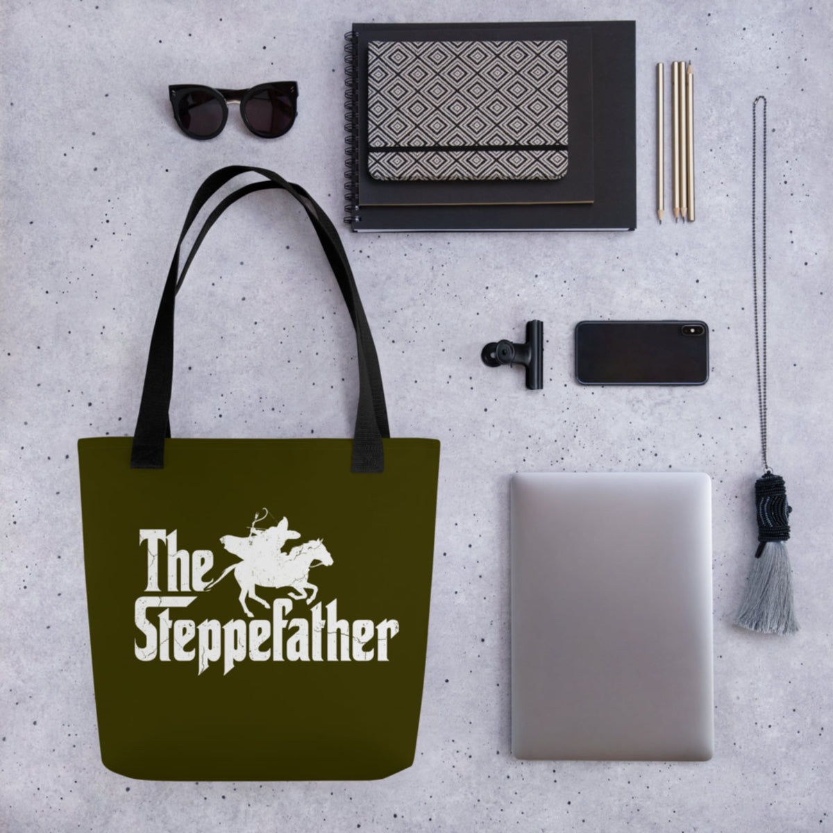 The Steppefather Parthian Shot Bag - history buff gift by HistoHead
