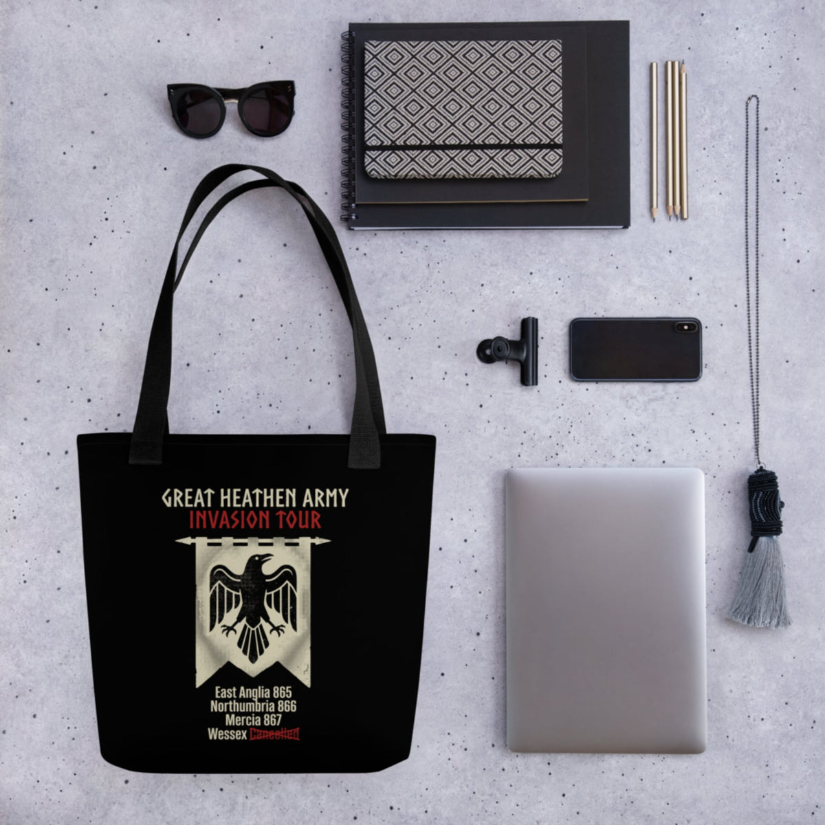 Great Heathen Army Invasion Tour Bag - history buff gift by HistoHead