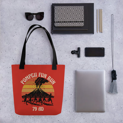 Pompeii Fun Run Retro Bag - history buff gift by HistoHead