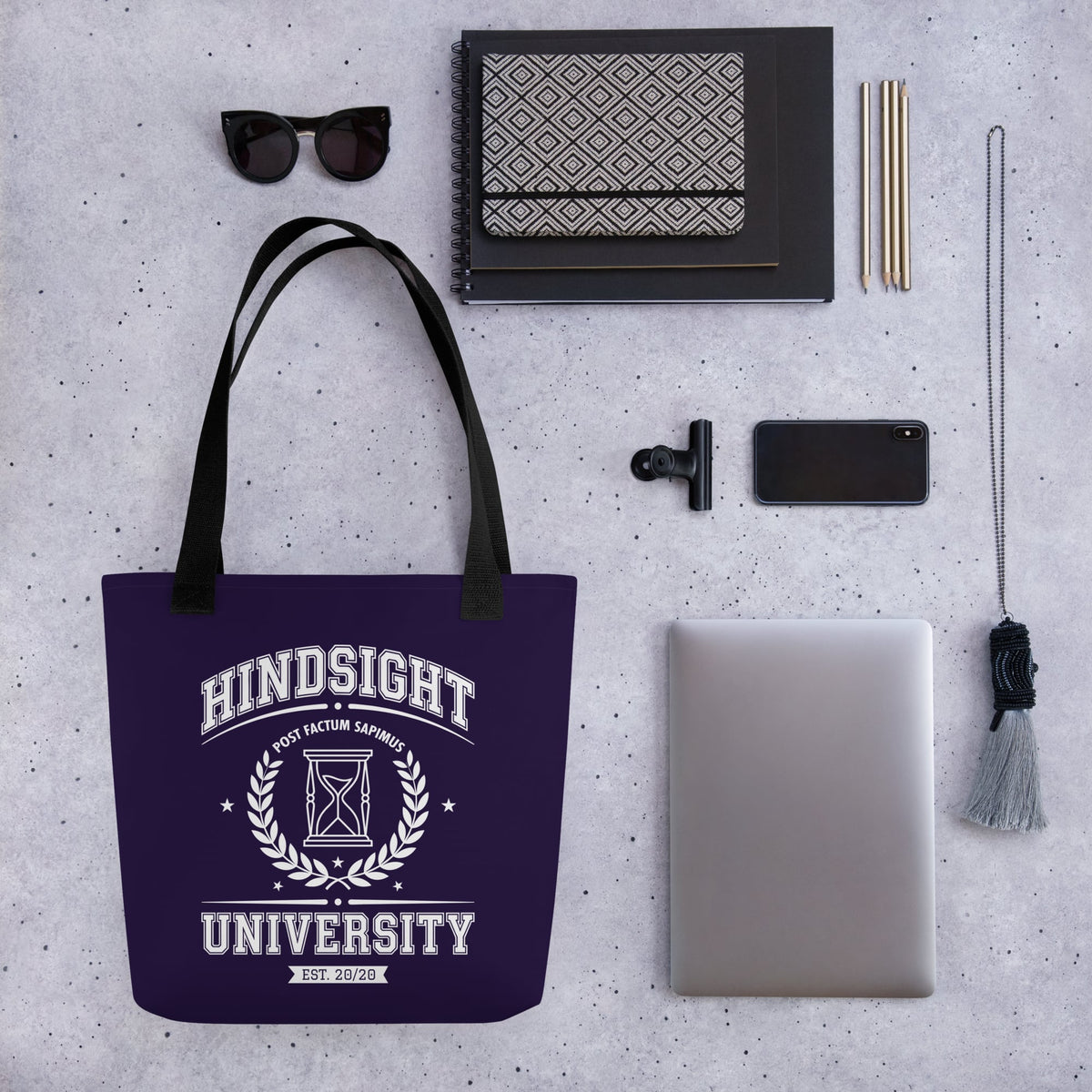 Hindsight University Bag - history buff gift by HistoHead