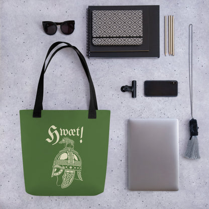 Hwæt Boar-Crested Helmet Bag - history buff gift by HistoHead