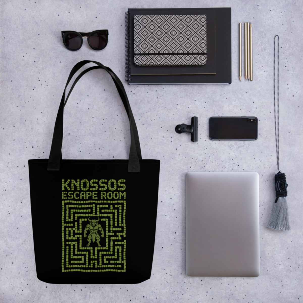 Knossos Escape Room Bag - history buff gift by HistoHead