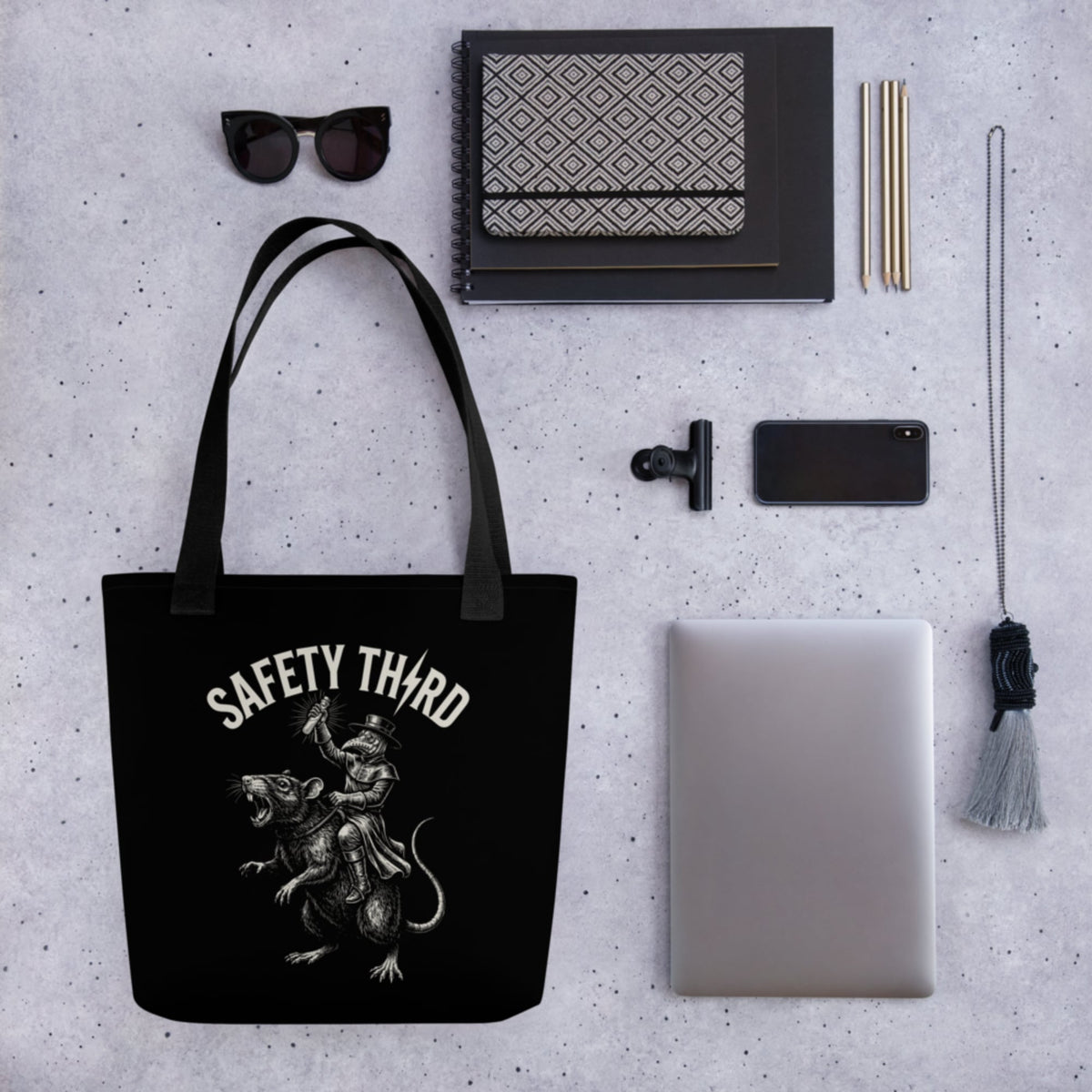 Plague Doctor Safety Third Bag - history buff gift by HistoHead