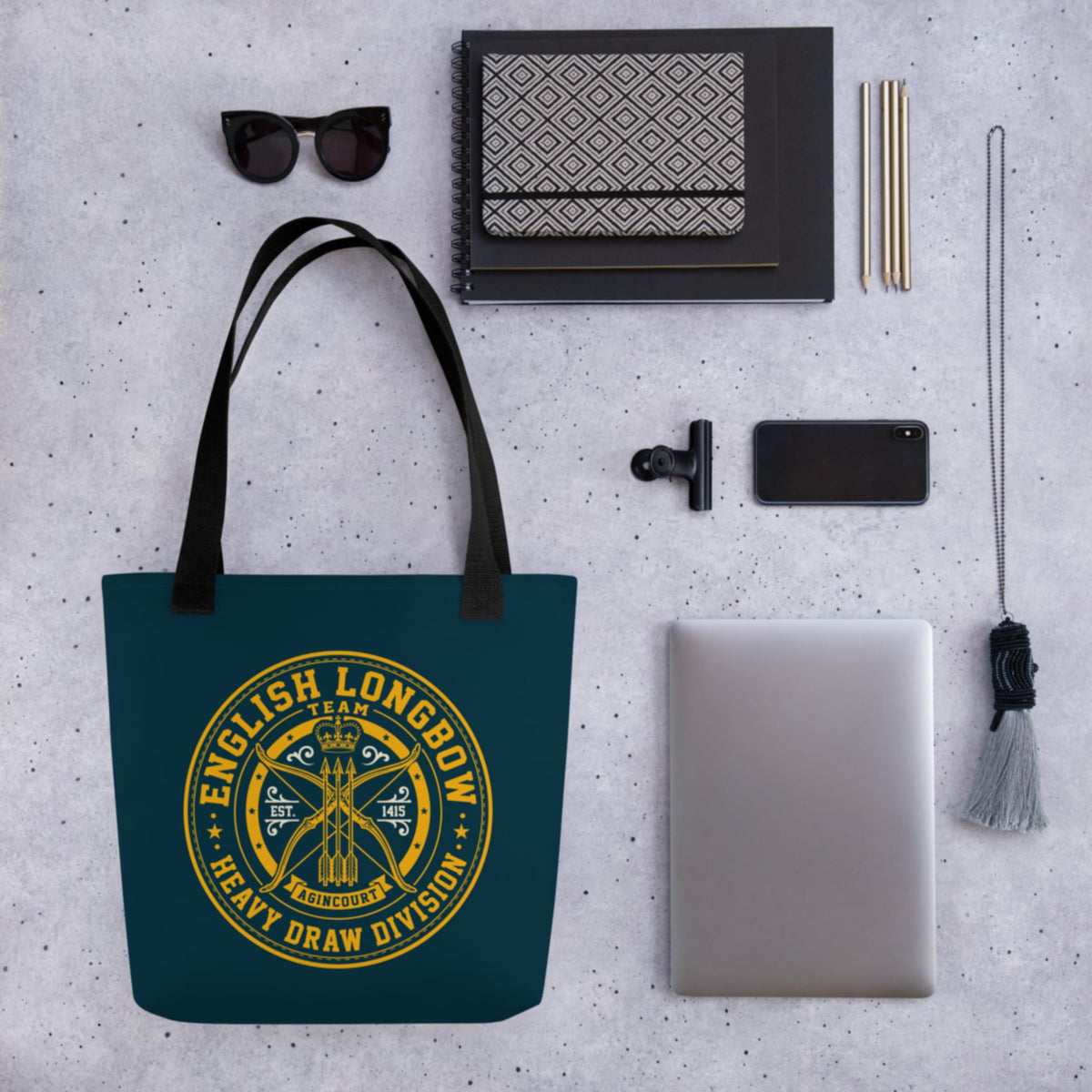 English Longbow Heavy Draw Division Bag - history buff gift by HistoHead
