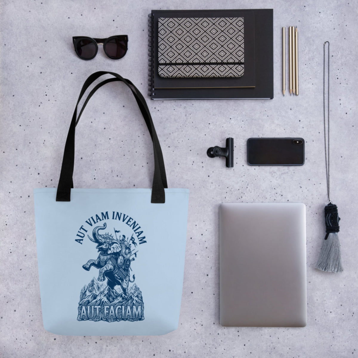 Aut Viam Inveniam Hannibal Quote Bag - history buff gift by HistoHead