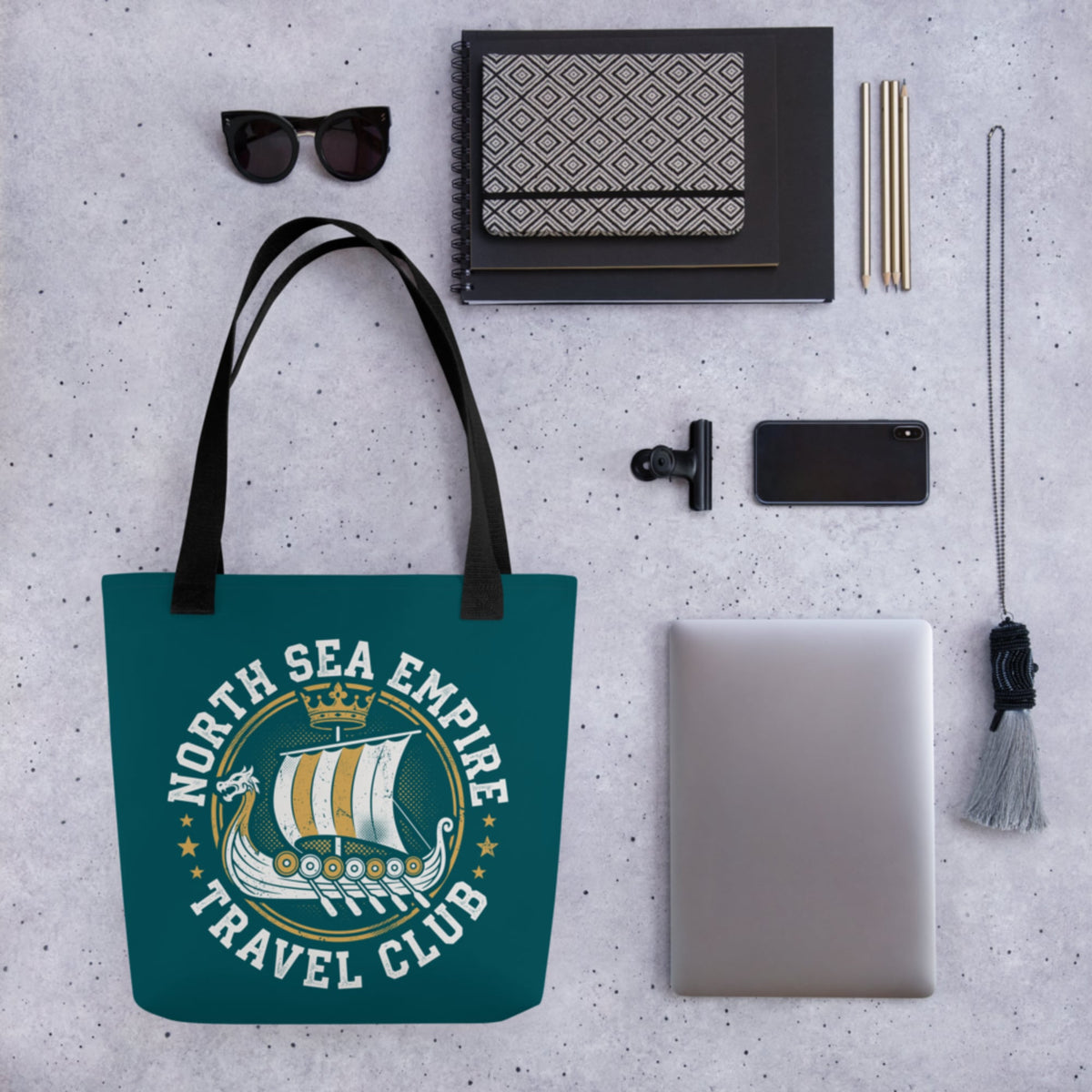 North Sea Empire Travel Club Bag - history buff gift by HistoHead