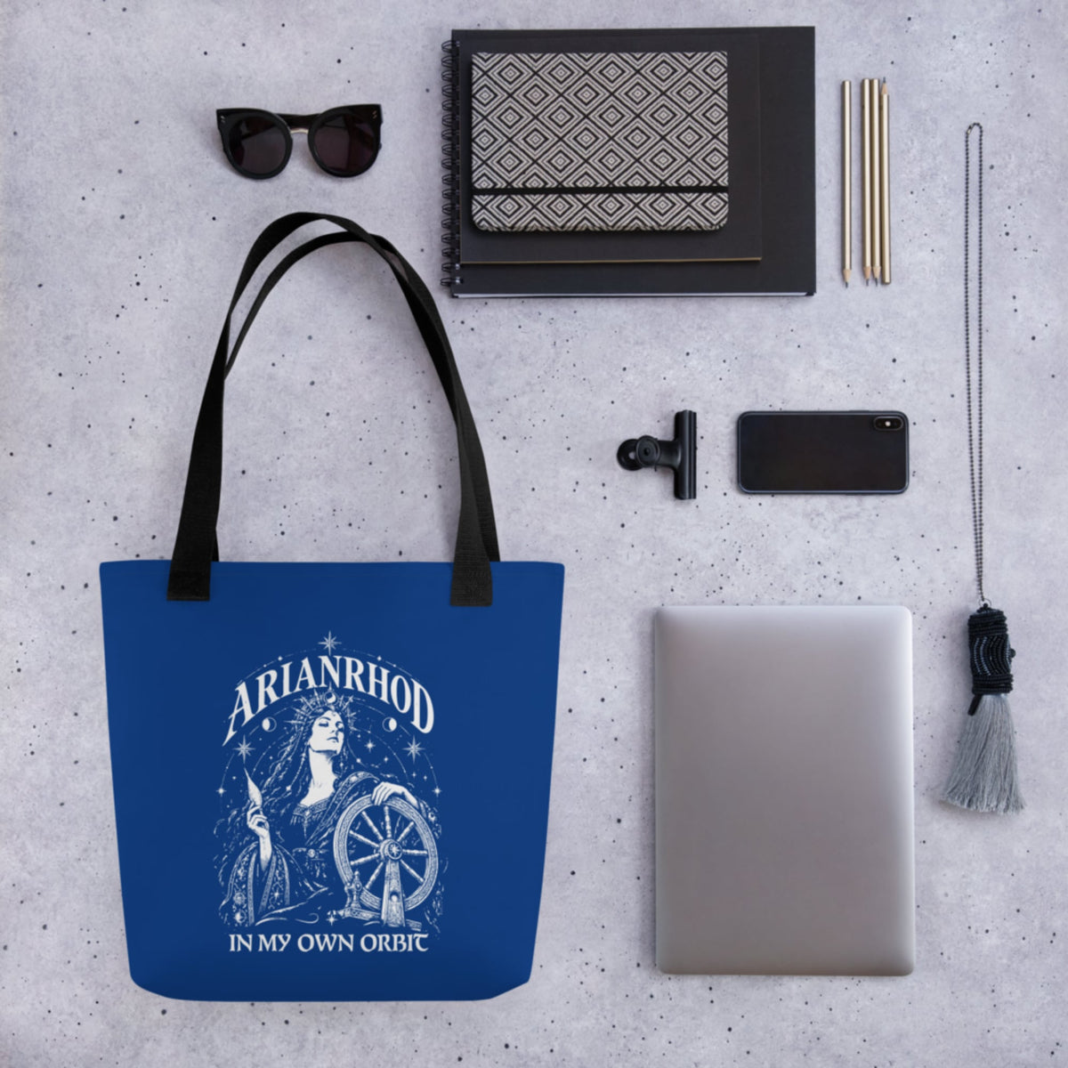 Arianrhod In My Own Orbit Bag - history buff gift by HistoHead