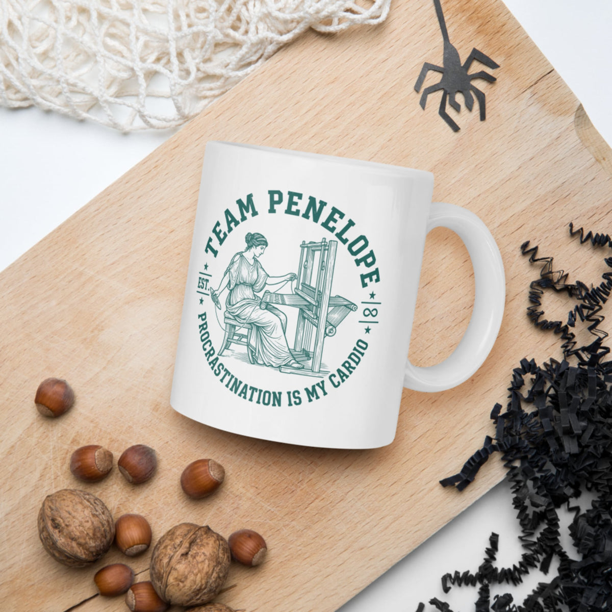 Team Penelope Procrastination Mug - history buff gift by HistoHead