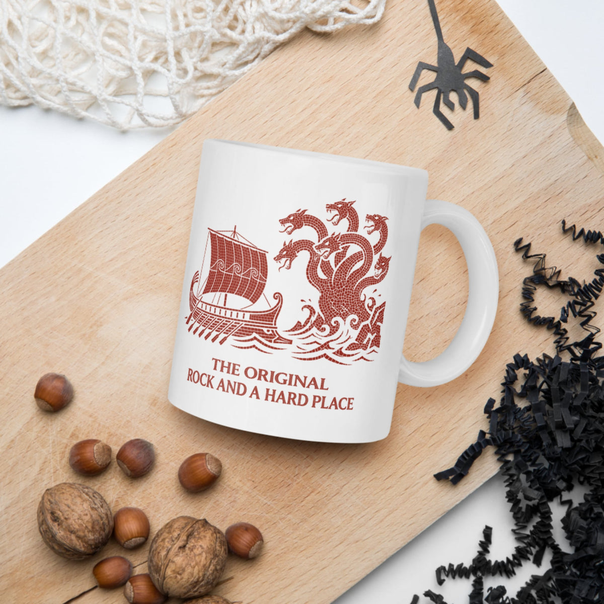 Odyssey Rock and a Hard Place Mug - history buff gift by HistoHead