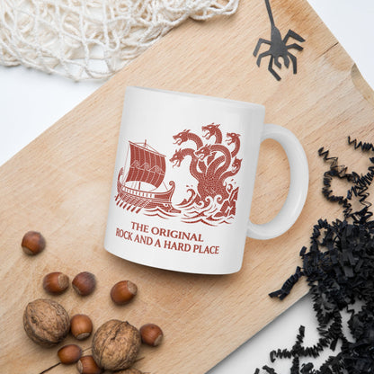 Odyssey Rock and a Hard Place Mug - history buff gift by HistoHead