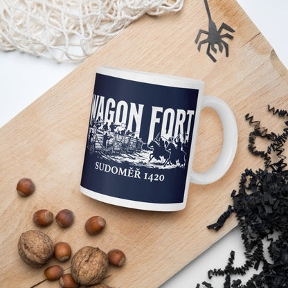 Wagon Fort Battle of Sudoměř Mug - history buff gift by HistoHead