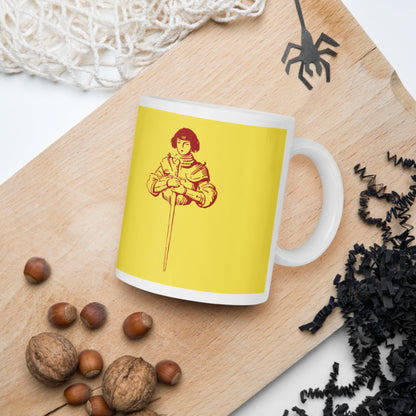 Joan of Arc Stamp Mug - history buff gift by HistoHead