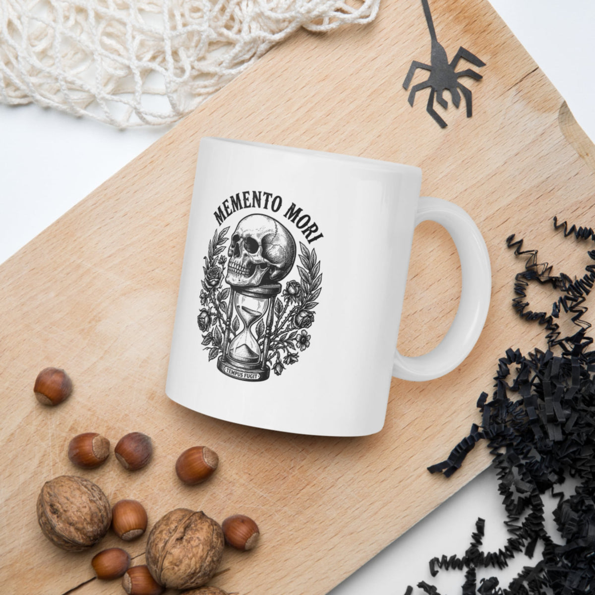 Memento Mori Tempus Fugit Mug - history buff gift by HistoHead
