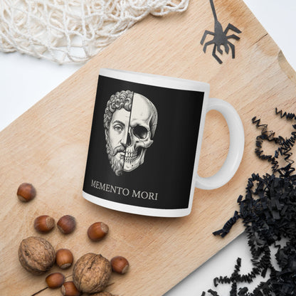 Marcus Aurelius Skull Mug - history buff gift by HistoHead