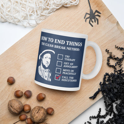 Henry VIII's Breakup Guide Mug - history buff gift by HistoHead