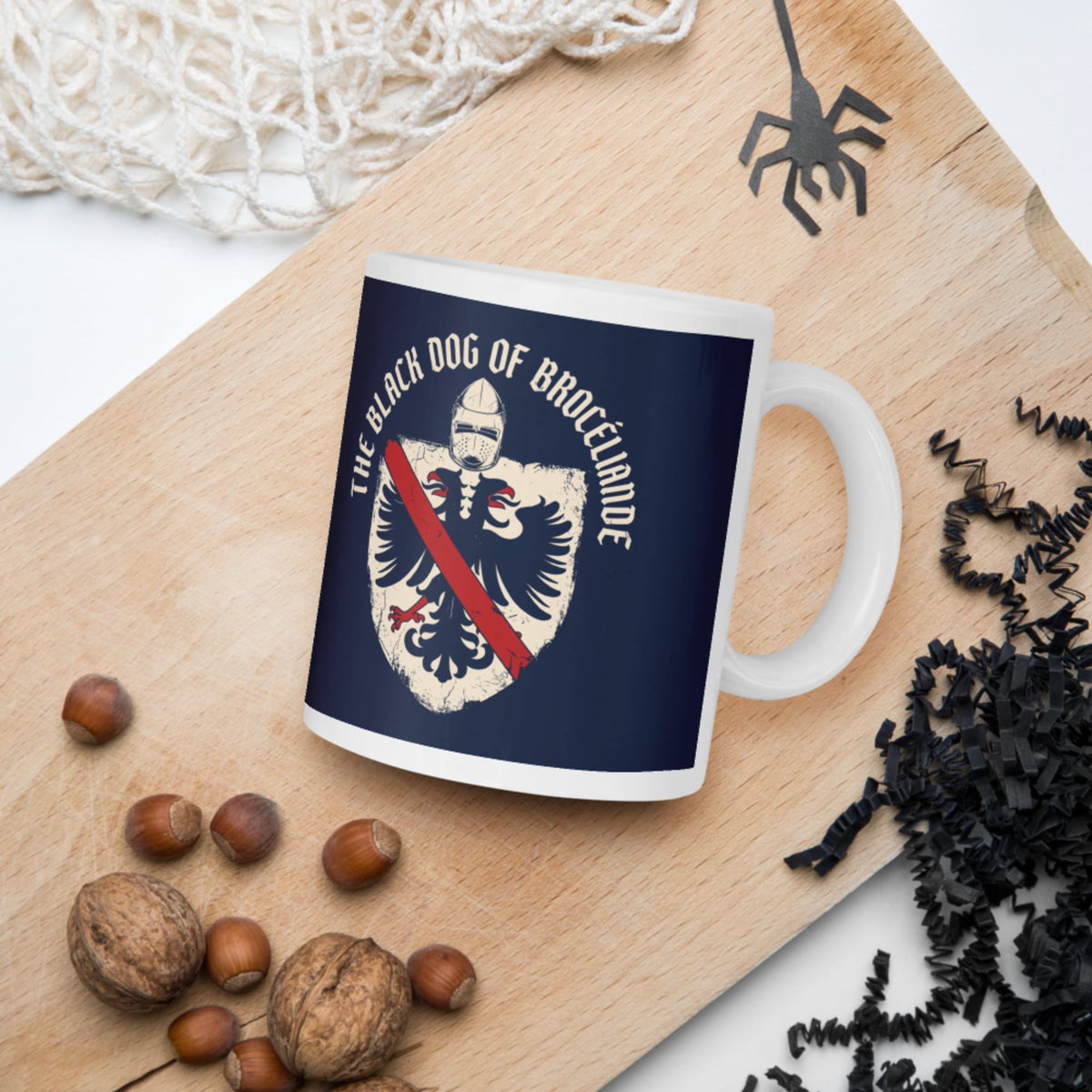Du Guesclin The Black Dog of Brocéliande Mug - history buff gift by HistoHead