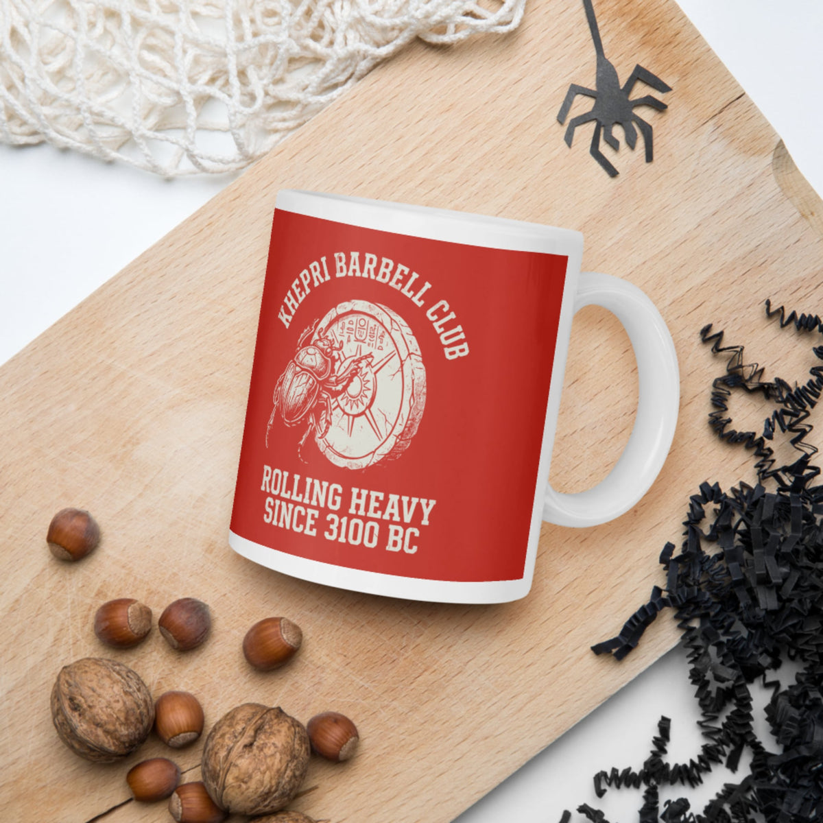Khepri Barbell Club Mug - history buff gift by HistoHead