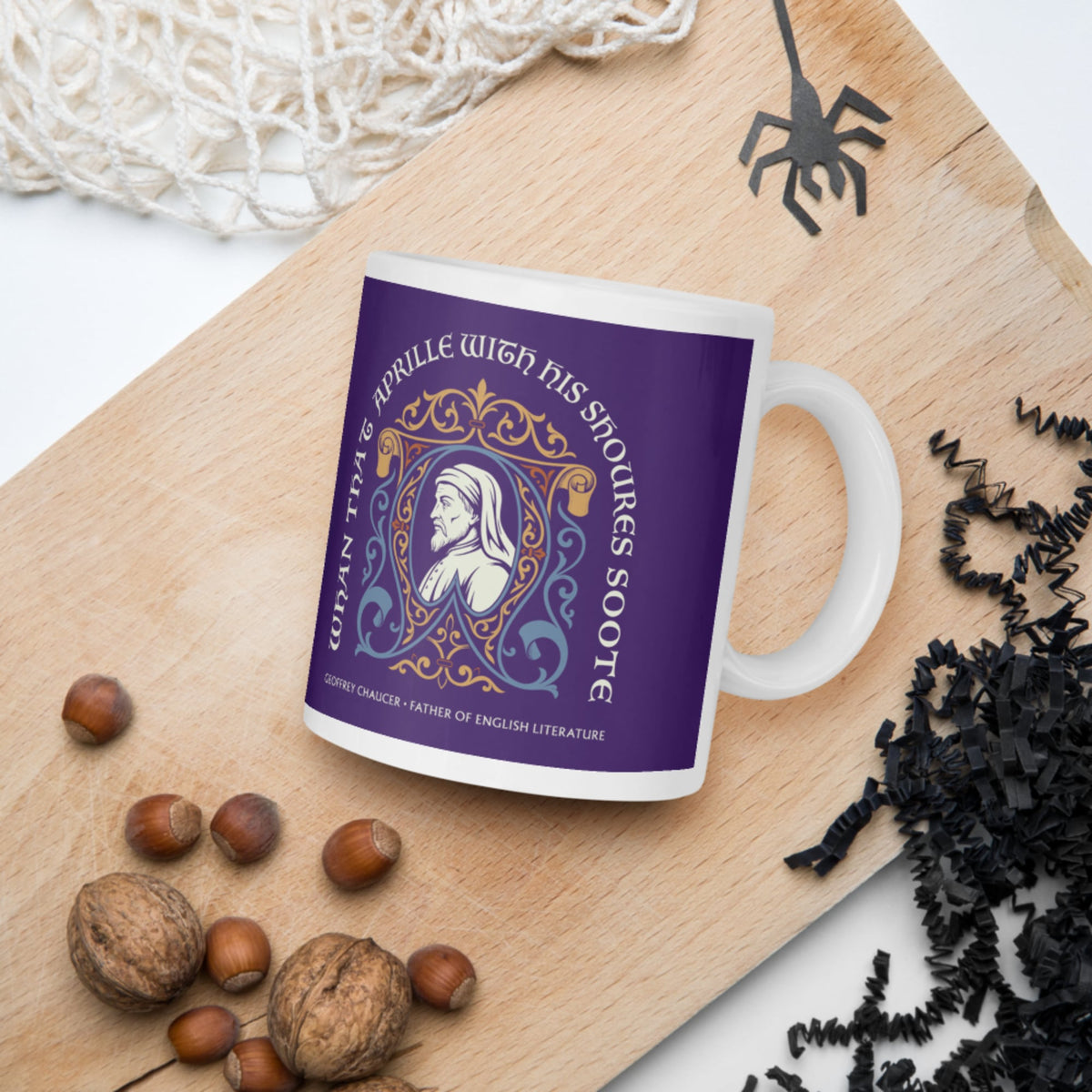 Geoffrey Chaucer Mug - history buff gift by HistoHead