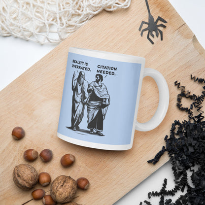 Plato & Aristotle Debate Mug - history buff gift by HistoHead