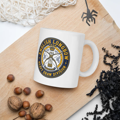 English Longbow Heavy Draw Division Mug - history buff gift by HistoHead
