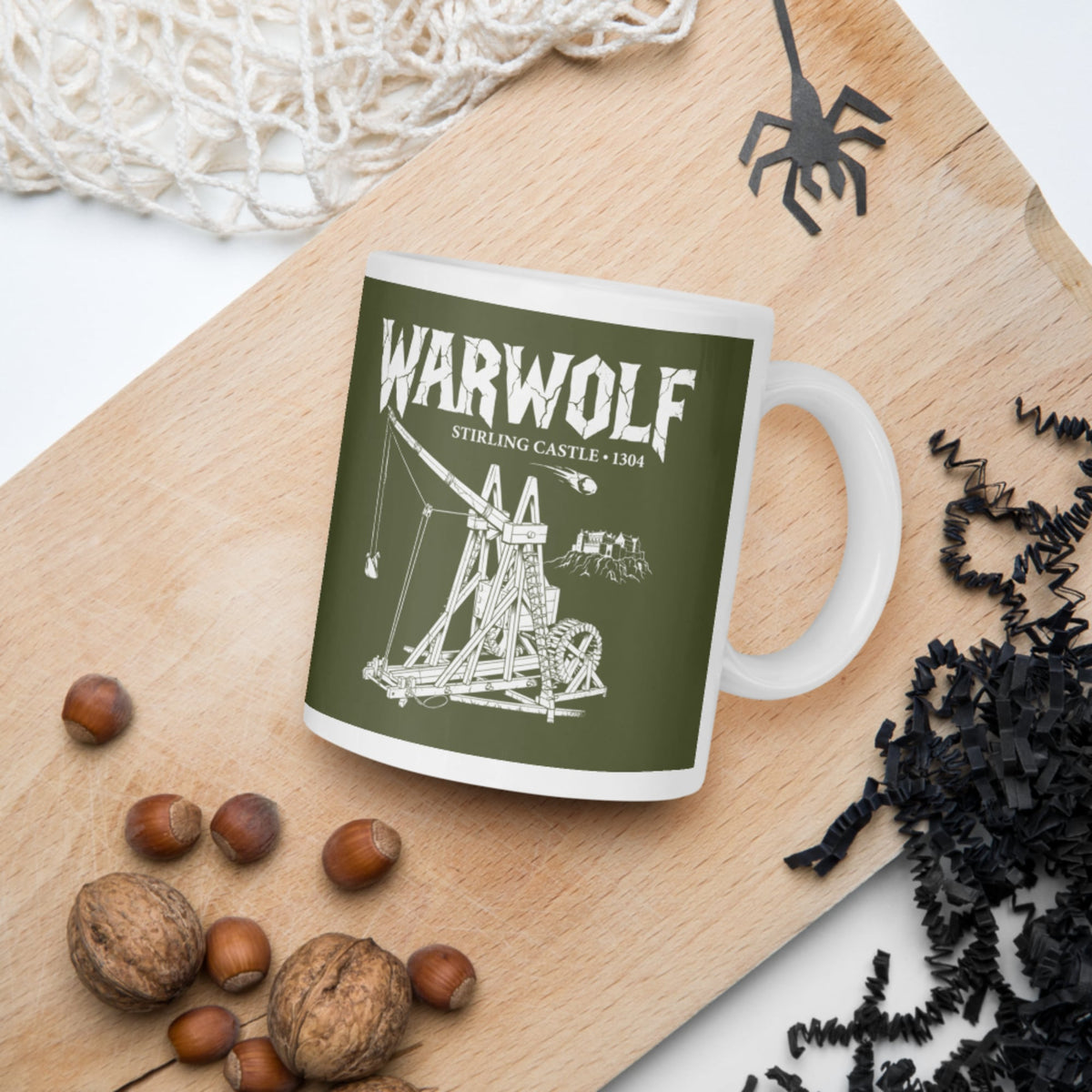 Warwolf Trebuchet Mug - history buff gift by HistoHead