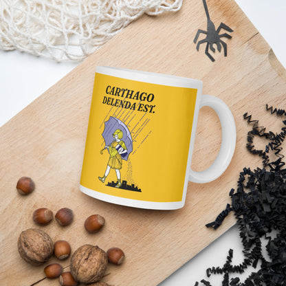 Carthago Delenda Est Salt Girl Mug - history buff gift by HistoHead