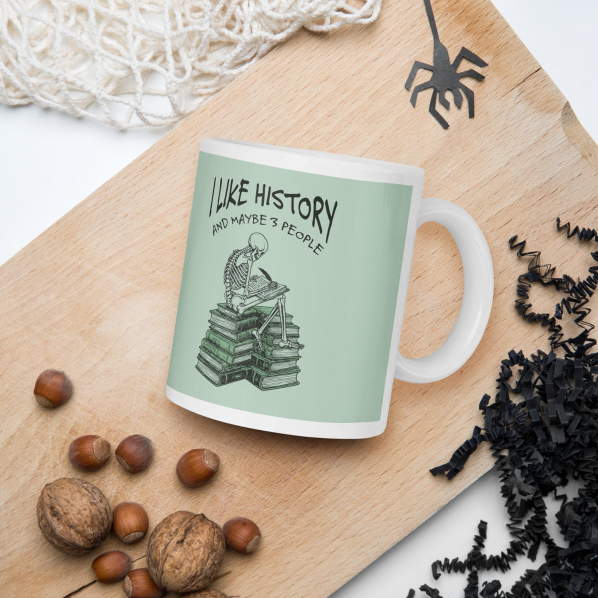 I Like History and Maybe 3 People Mug - history buff gift by HistoHead
