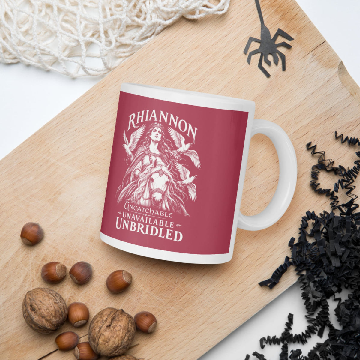 Rhiannon Uncatchable Unavailable Unbridled Mug - history buff gift by HistoHead