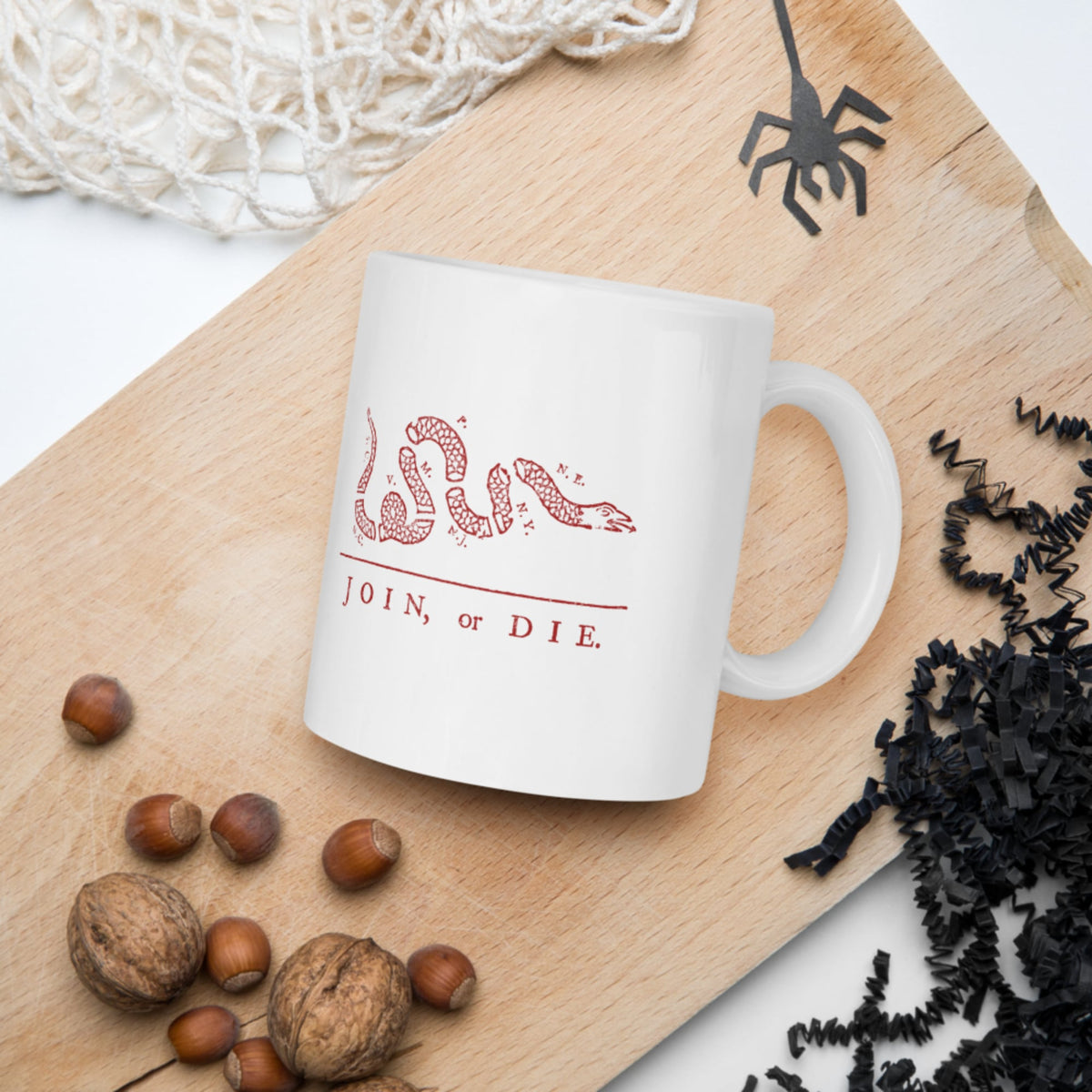 Join Or Die Mug - history buff gift by HistoHead