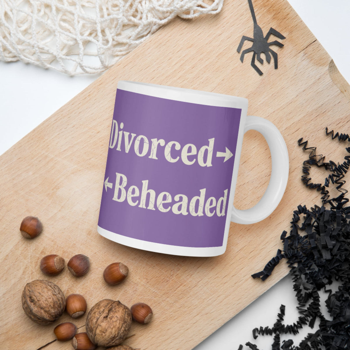 Divorced and Beheaded Mug - history buff gift by HistoHead