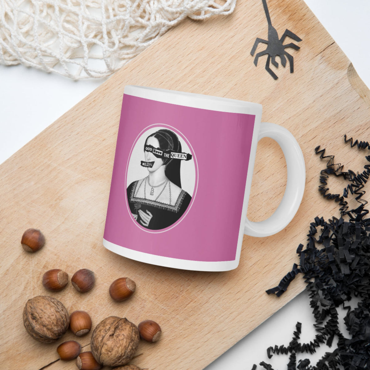 God Save the Queen Anne Boleyn Mug - history buff gift by HistoHead