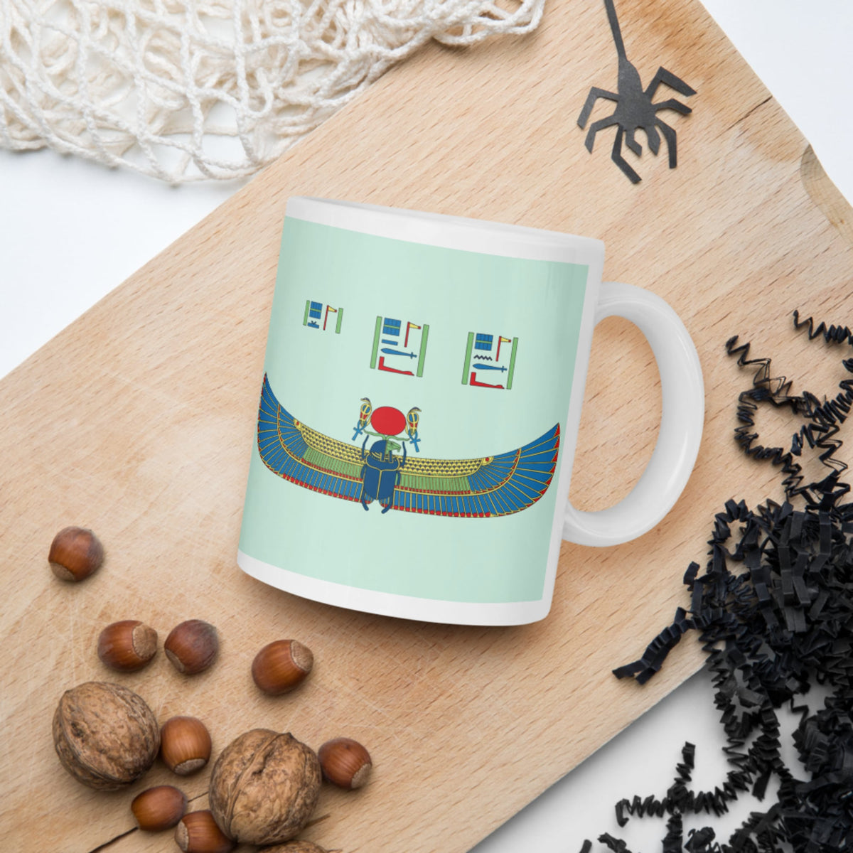 Khnum Hieroglyphs Mug - history buff gift by HistoHead