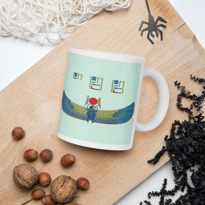Khnum Hieroglyphs Mug - history buff gift by HistoHead