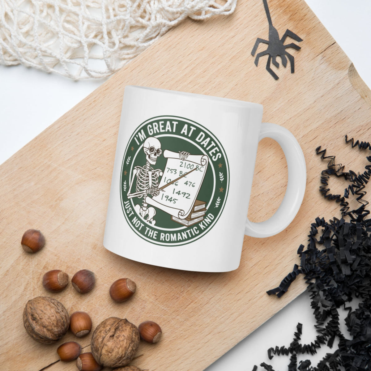 Great At Dates Mug - history buff gift by HistoHead