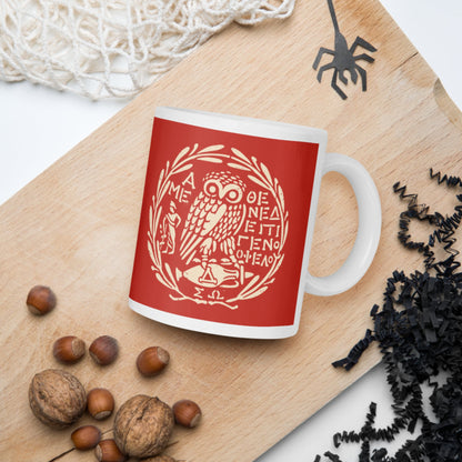 Owl of Athena 2 Mug - history buff gift by HistoHead