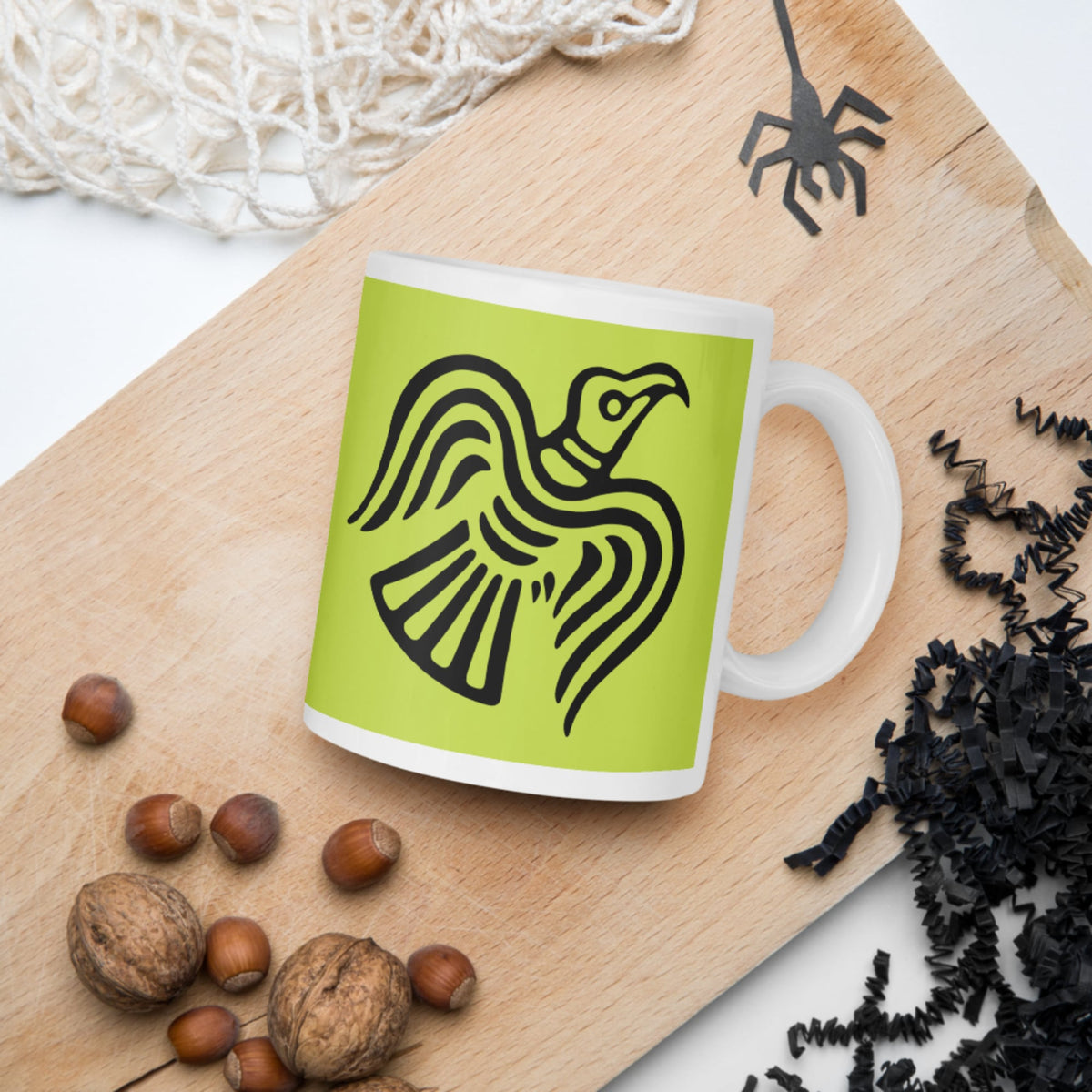 Viking Raven Symbol Mug - history buff gift by HistoHead