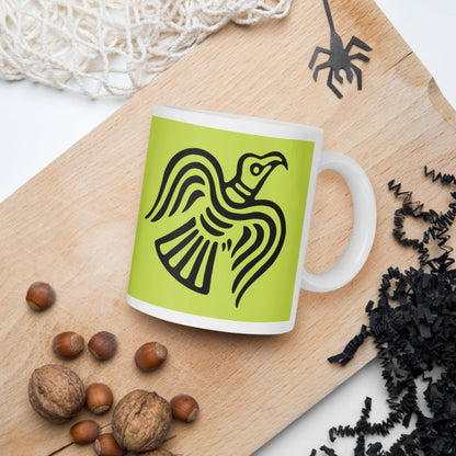 Viking Raven Symbol Mug - history buff gift by HistoHead